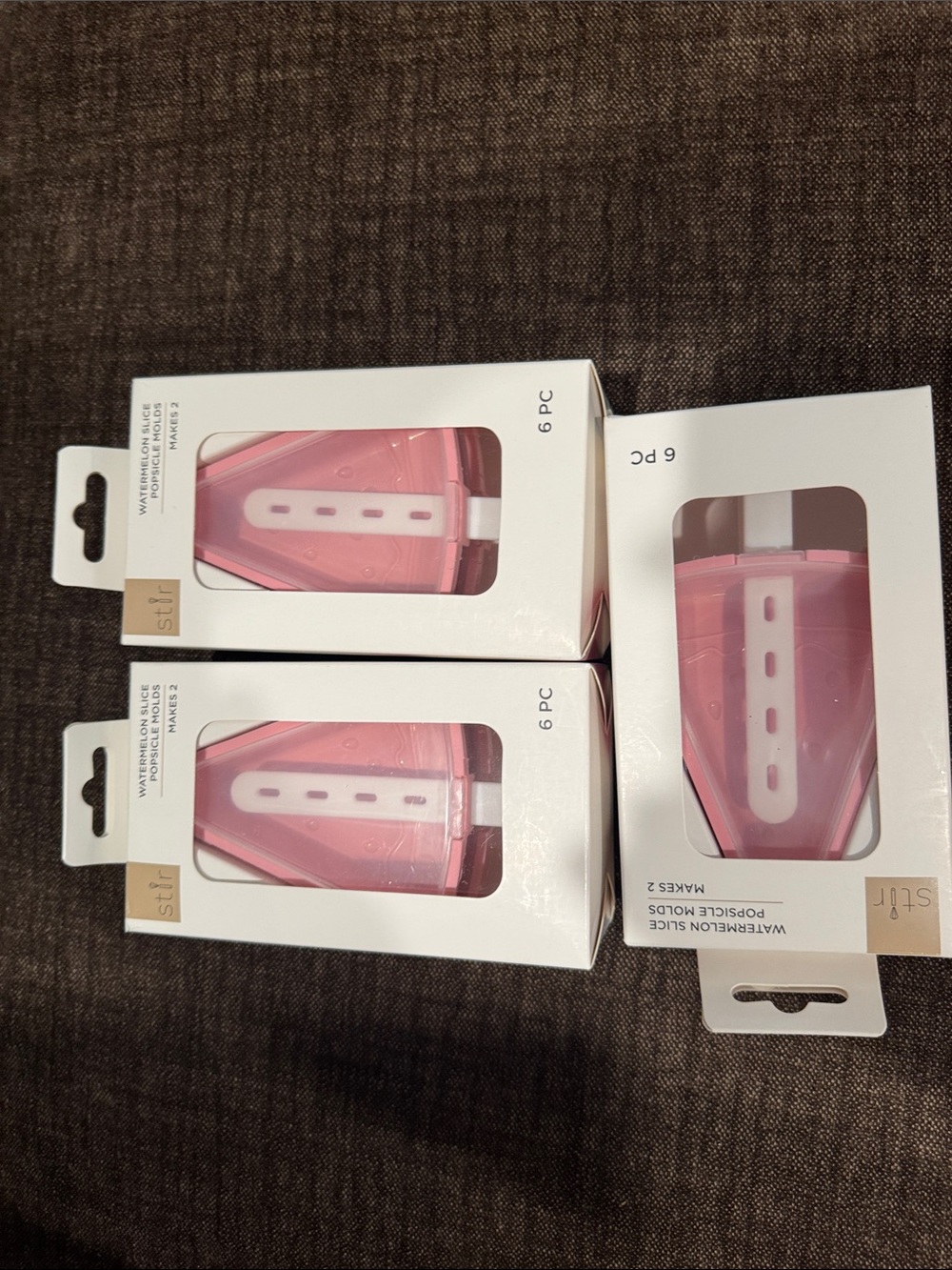 NIB Popsicle Molds in Watermelon Shape